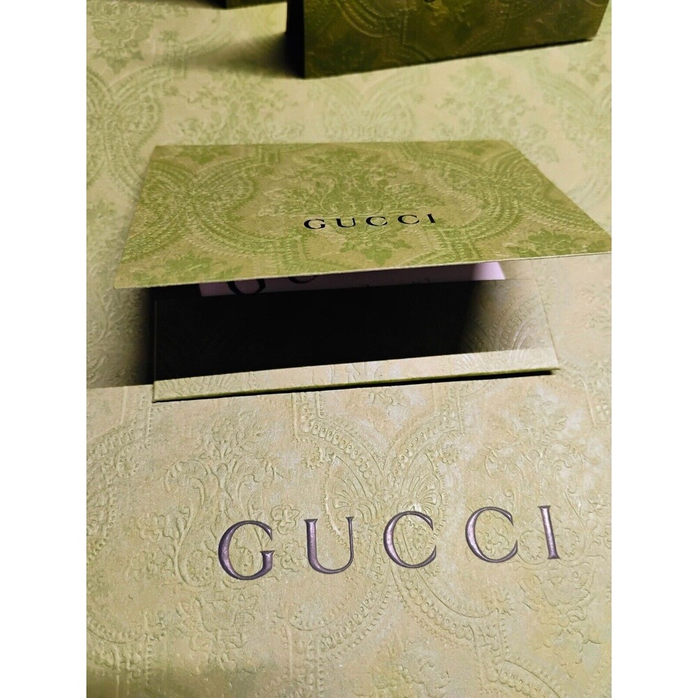 Lot 5x GUCCI Authentic Folding Card / Receipt Holder | MINT Pre-owned - Picture 2 of 4